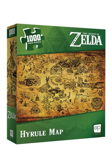 The Legend Of Zelda Puzzle Hyrule Map