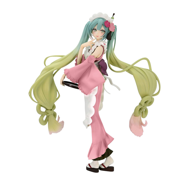 Hatsune Miku Figure Matcha Tea Parfait