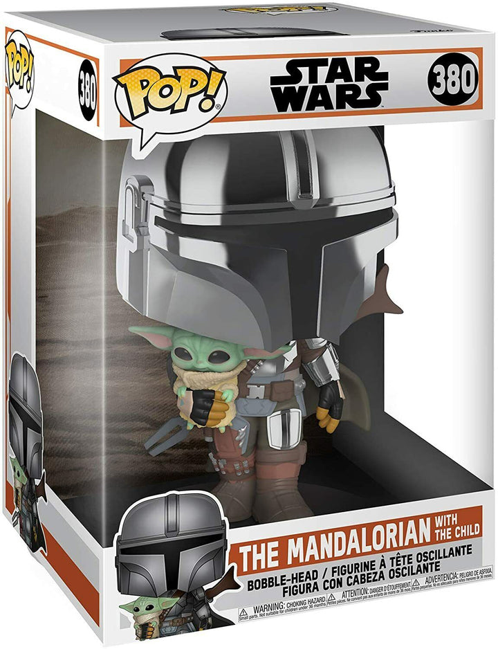 Star Wars Super Size POP! MANDALORIAN With The Child #380