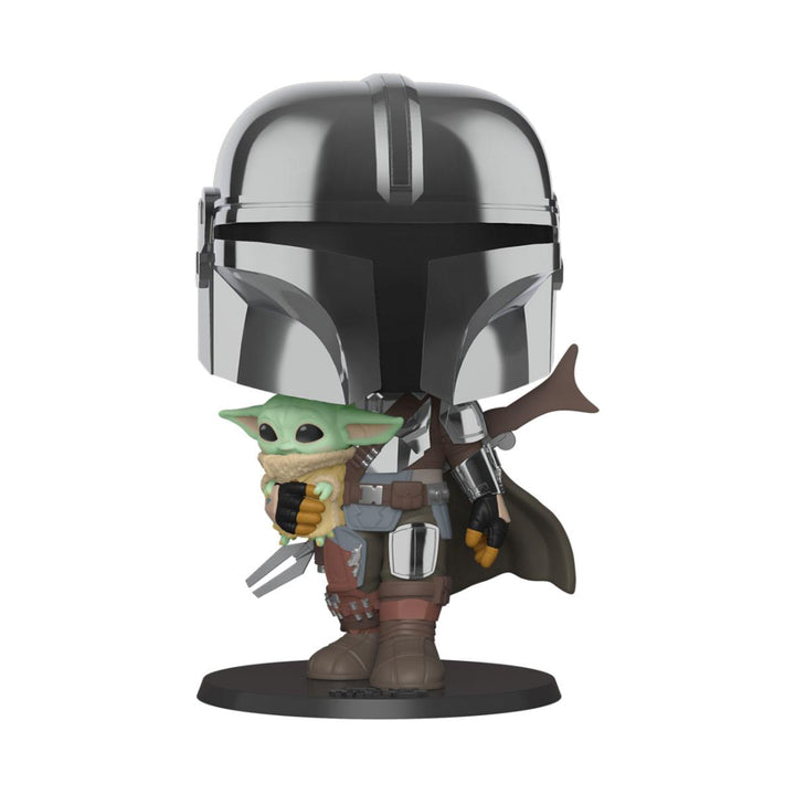 Star Wars Super Size POP! MANDALORIAN With The Child #380